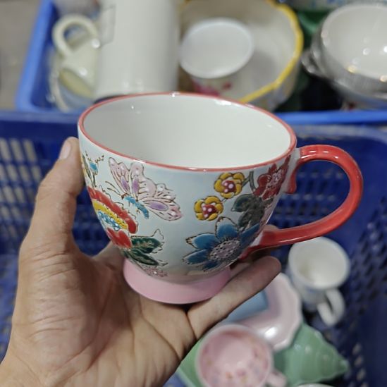 欧式，陶瓷餐具杯碗盘微瑕介意慎拍