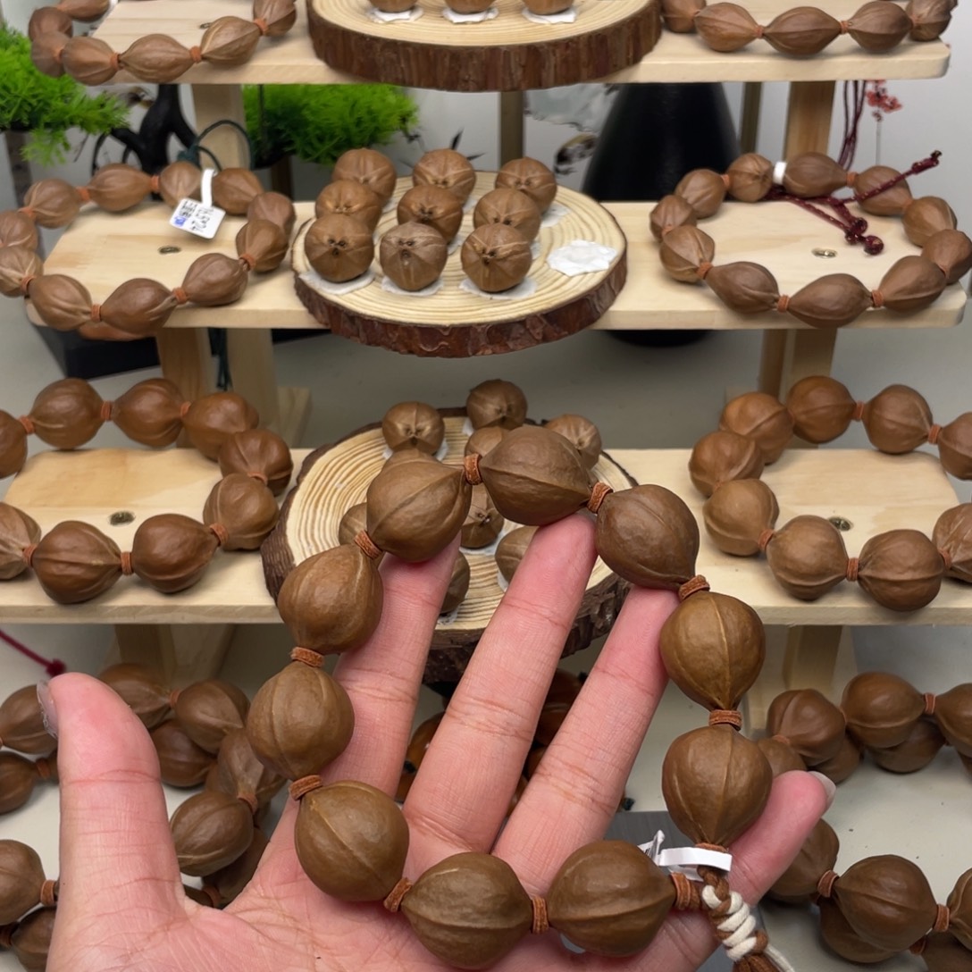 马***）橄榄核手串/手链20.5*25梅林铁核