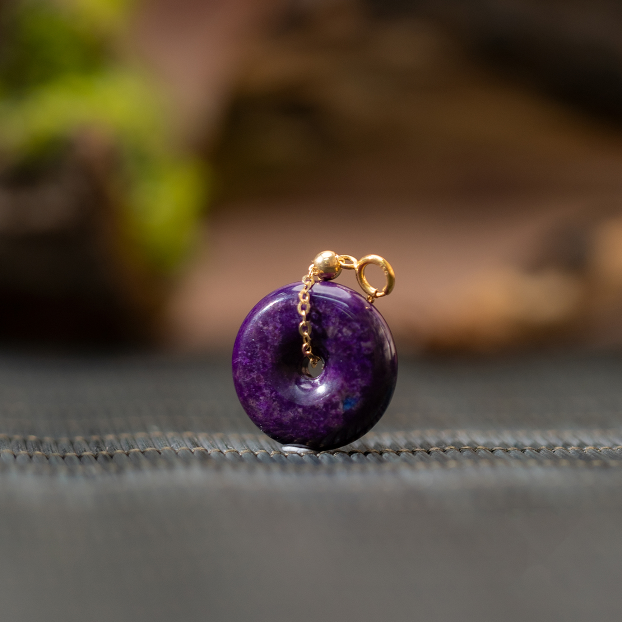 世间臻宝-18K金舒俱来平安扣/17mm+-/多样性发/B1325/