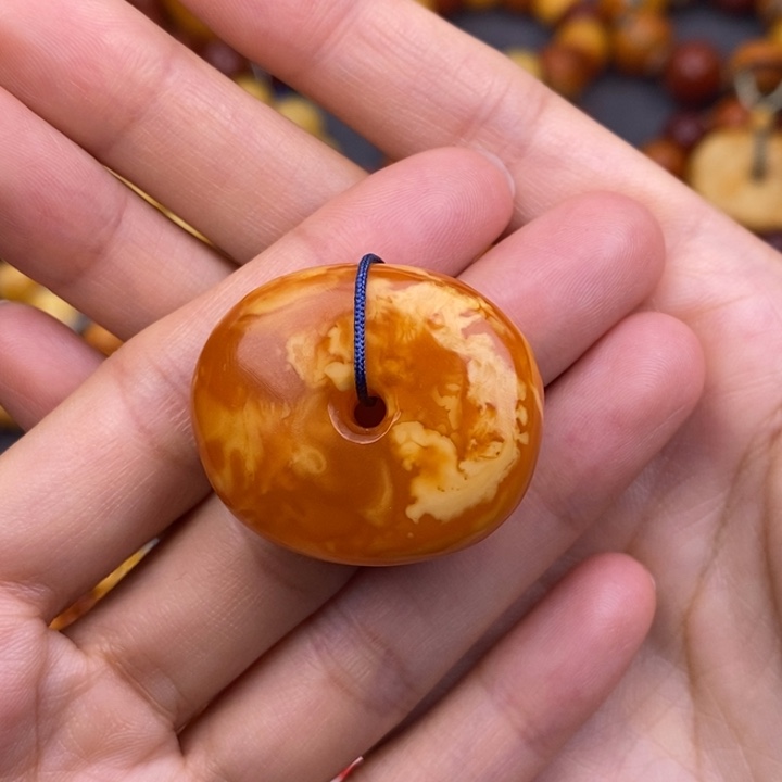 琥珀未镶嵌裸石蜜蜡M