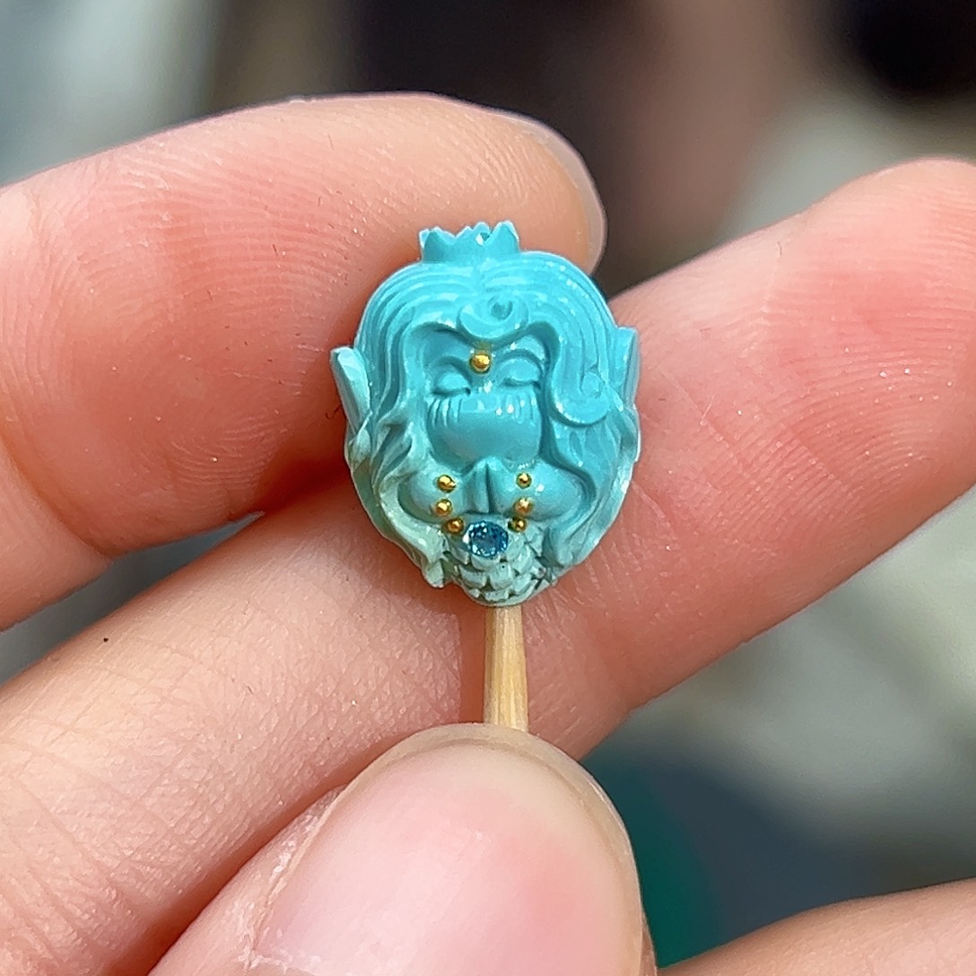 绿松石珠宝奇石未镶嵌