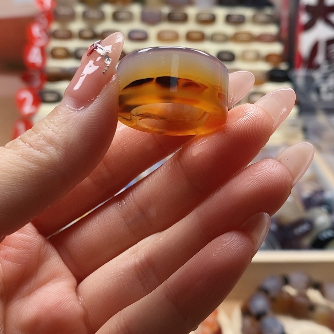 笙****未镶嵌戒指玛瑙/玉髓