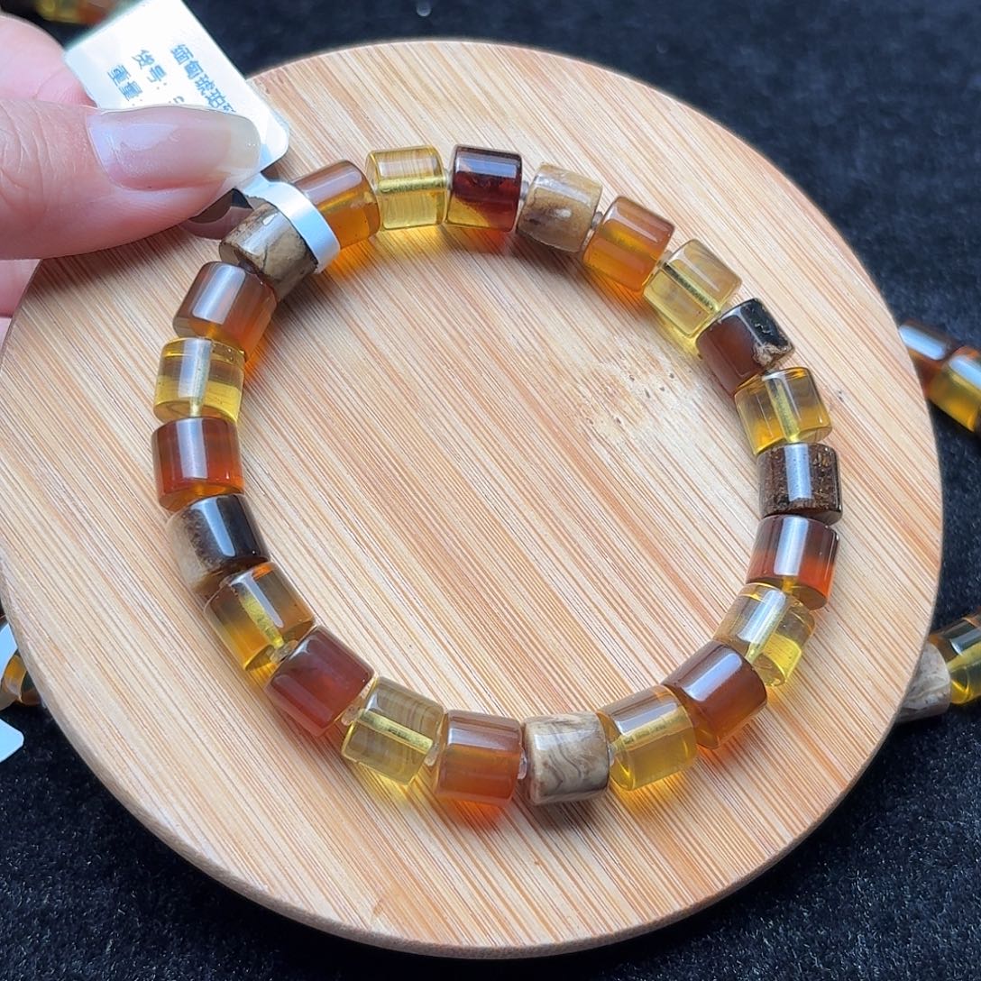 善***遇琥珀未镶嵌珠宝奇石9mm