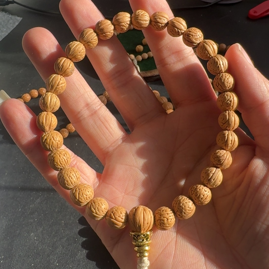 海***涛小桃核手串288手串