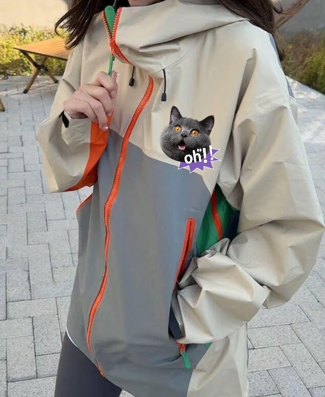 台州尼奥松赞限定硬壳冲锋衣男女防风防水鸟登山服