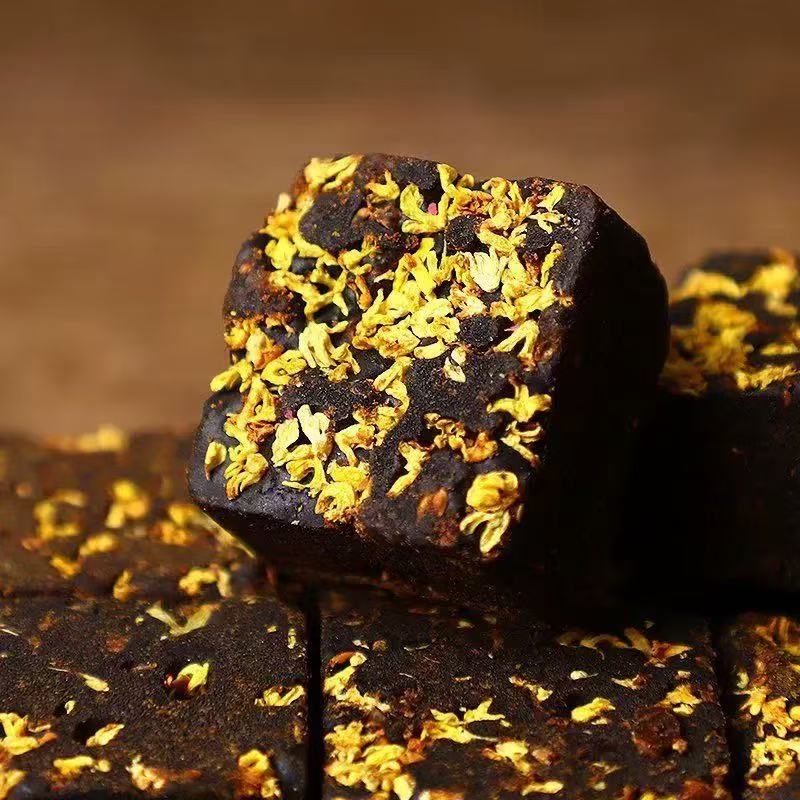 正宗云南纯甘蔗手工非遗传承工艺熬制独立包装桂花正宗纯甘蔗红糖