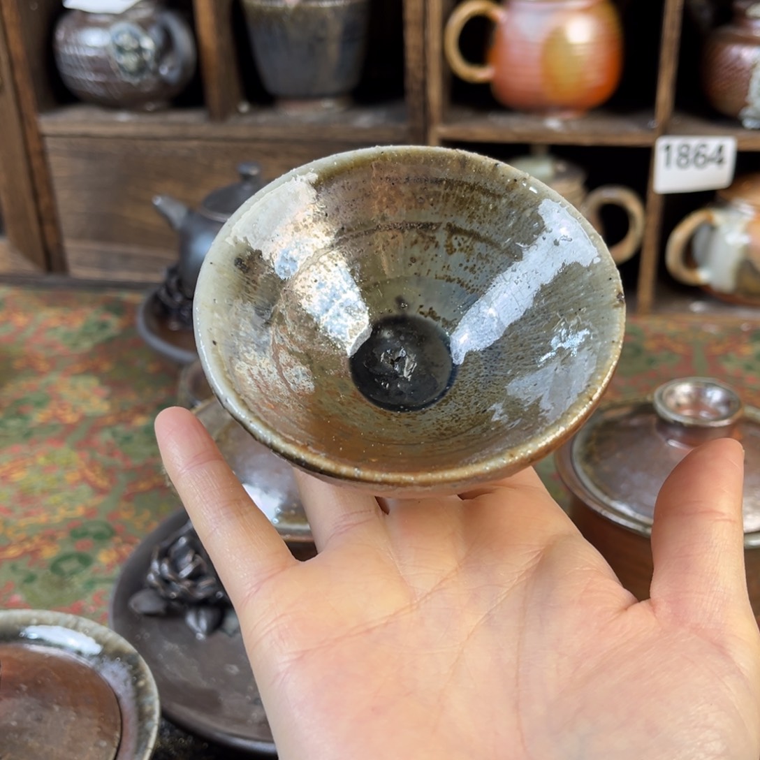 杯柴烧茶器主人杯杯