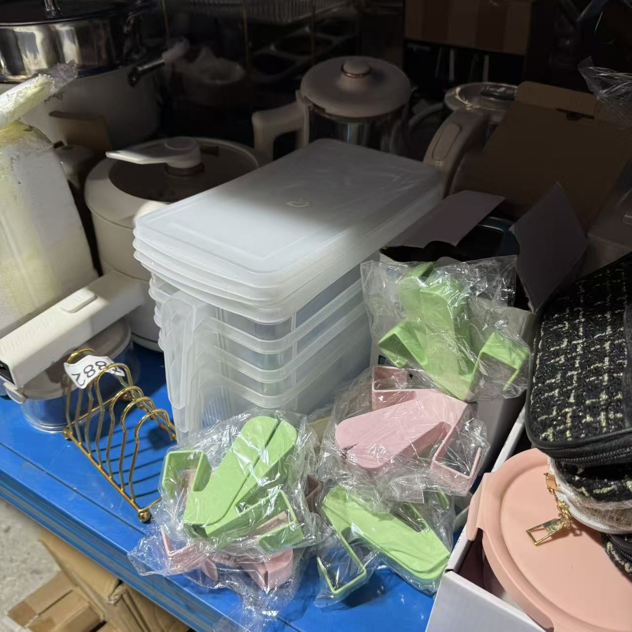 （直播间编号为准，默认微瑕）百货#收纳盒盒子库存尾货(41E）