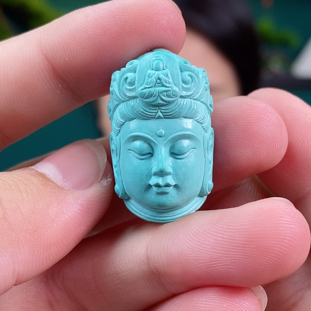 绿松石珠宝奇石未镶嵌