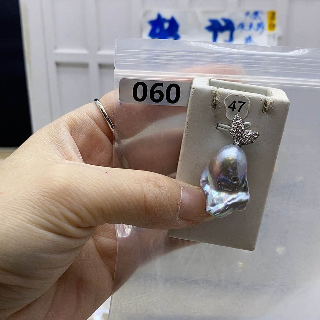 颈饰合金淡水珍珠