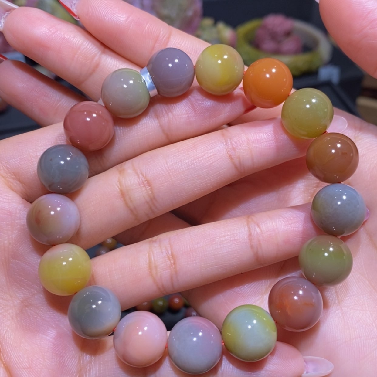 【闪购商品】玛瑙/玉髓手串未镶嵌盐源玛瑙