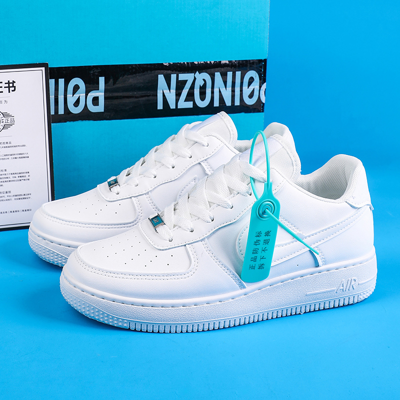 莆田男鞋2025新款夏季透气潮流百搭板鞋学生低帮空军一号时尚潮鞋