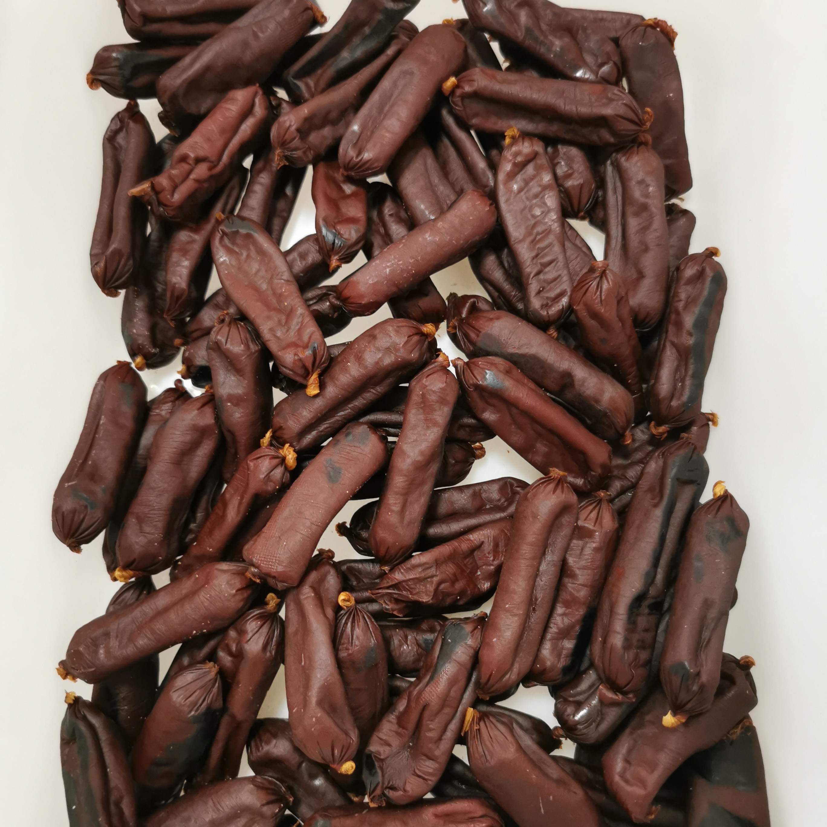 清库存 狗狗零食碳烤鸭肉枣肠营养美味训练奖励泪痕狗狗通用