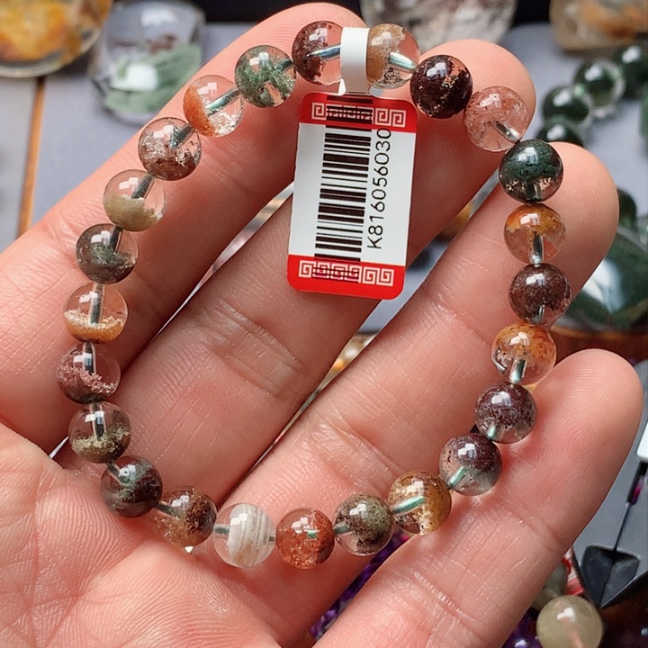 水晶手串未镶嵌天然