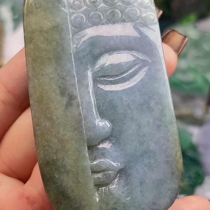 翡翠未镶嵌颈饰挂件