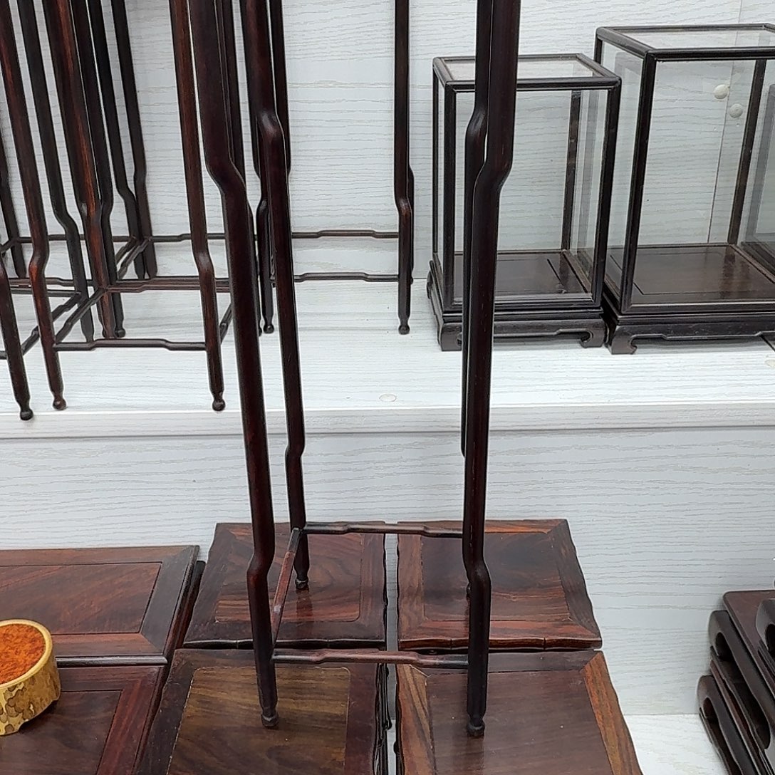 木大红酸枝12正方搞39花架