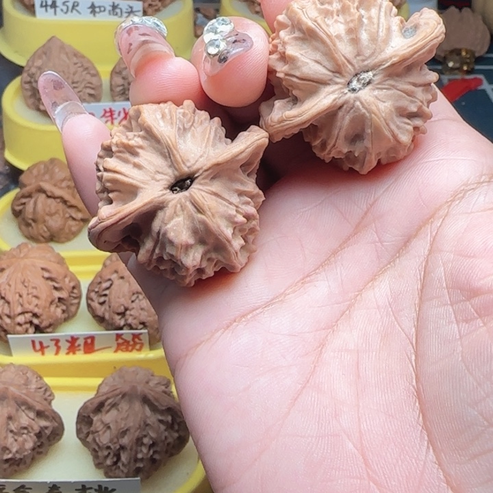 7***4桃核吊坠文玩核桃大耳朵图图