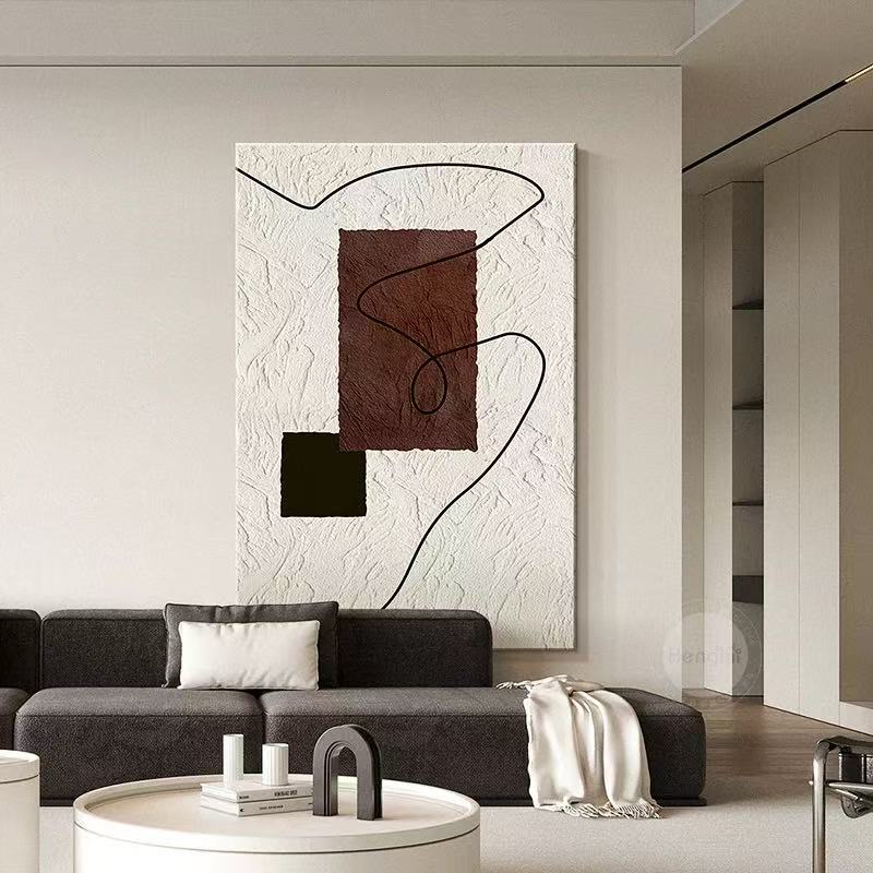 【抽象艺术画】手工砂岩客厅玄关餐厅装饰画