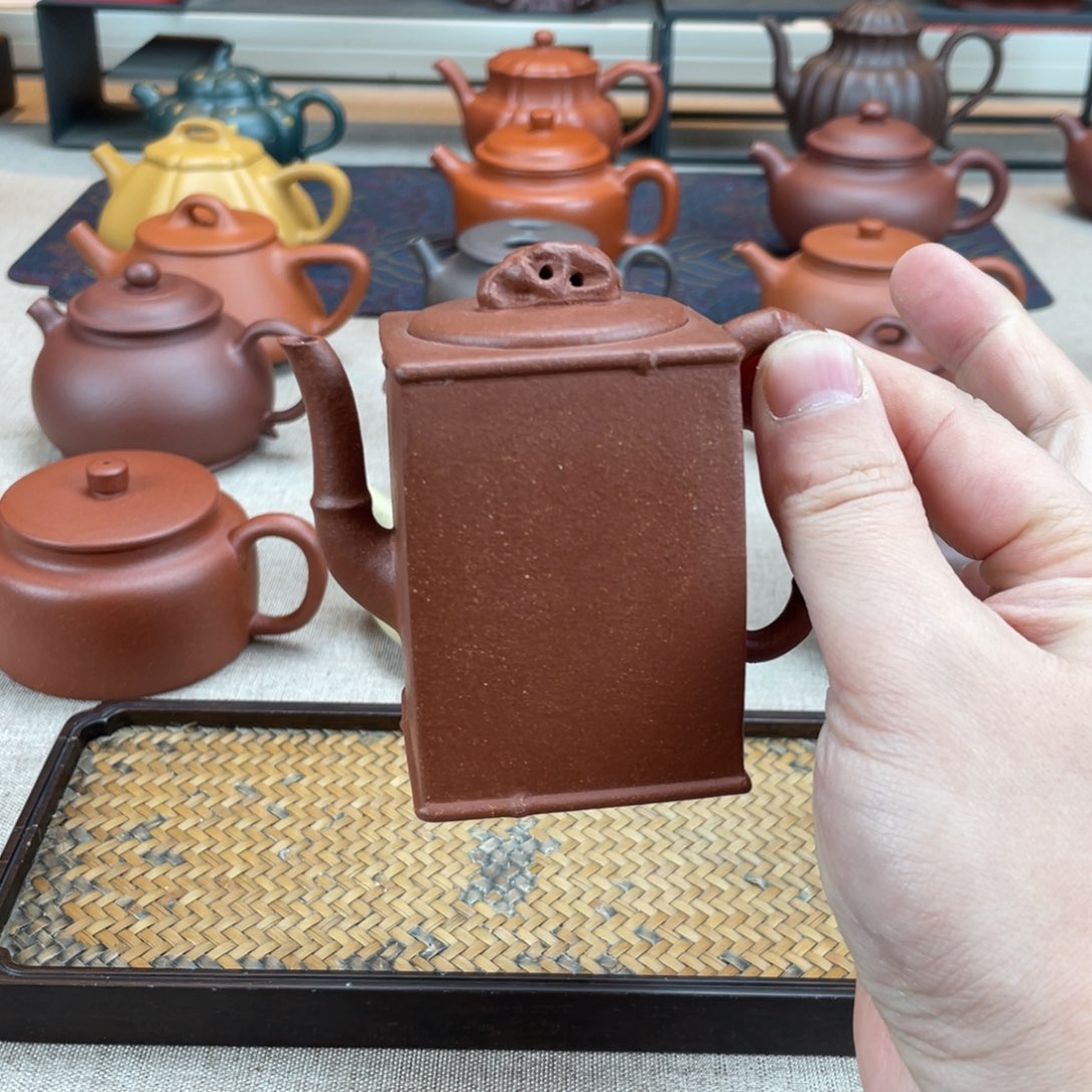 紫砂茶壶保原矿手工壶直播间