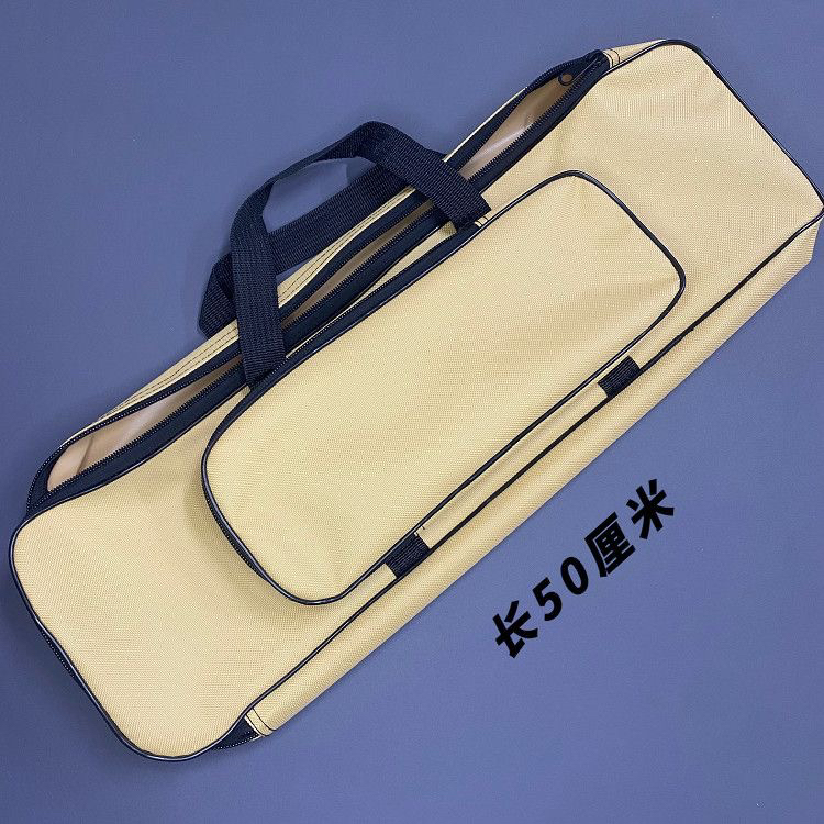 迷你短款防水耐磨便携50cm鱼竿侧包适合户外路滑使用