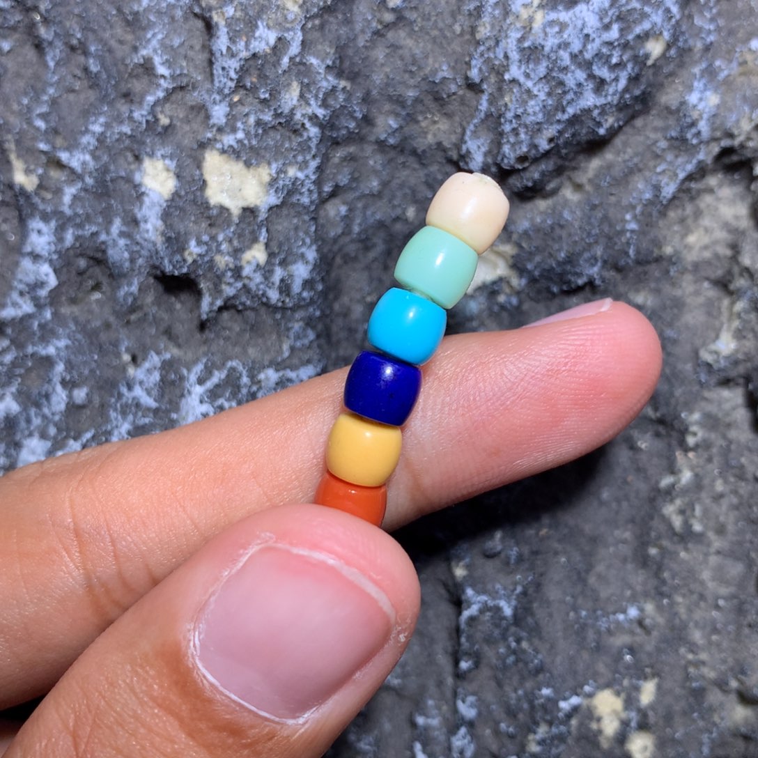 好***p石英质玉未镶嵌直切套珠5.4