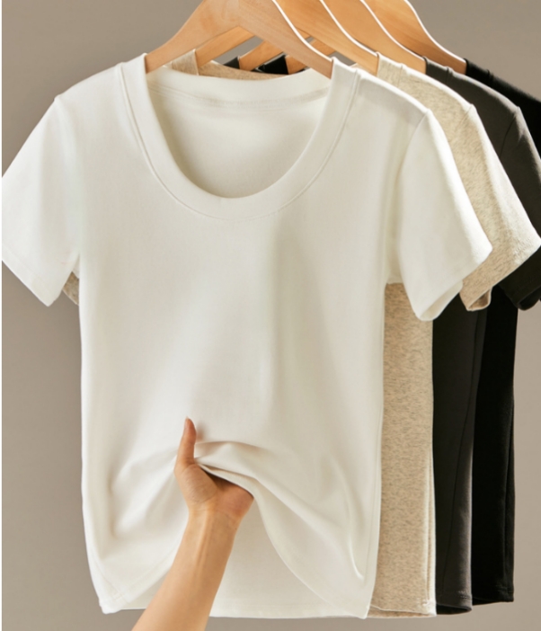 New Merry清 苍特 价短袖时尚潮流百搭款女