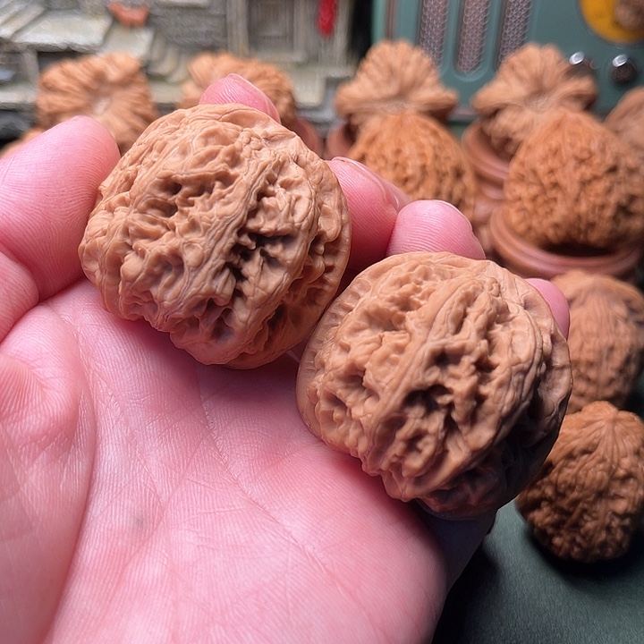 文玩核桃把件大粗筋