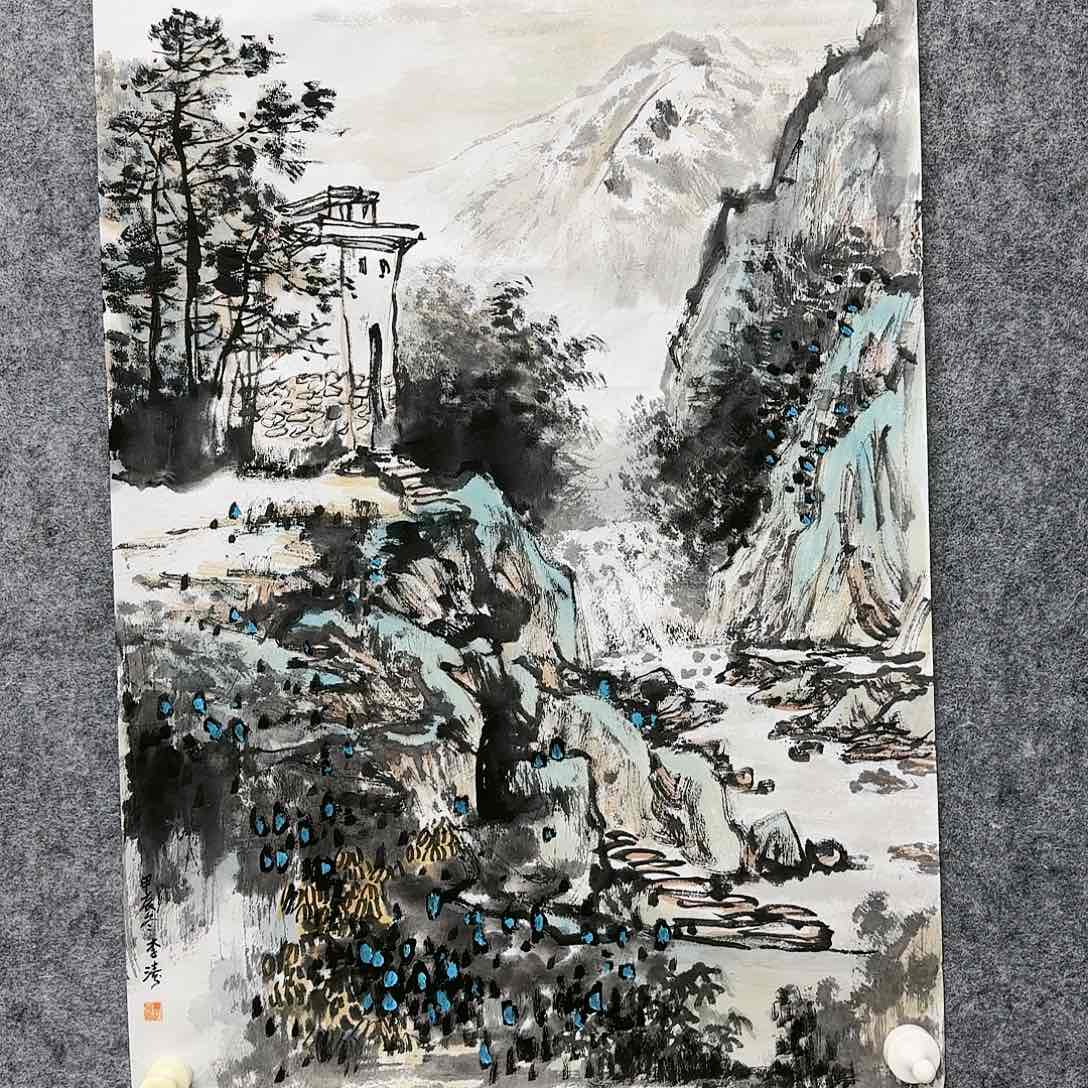 国画李涛老师作品欣赏