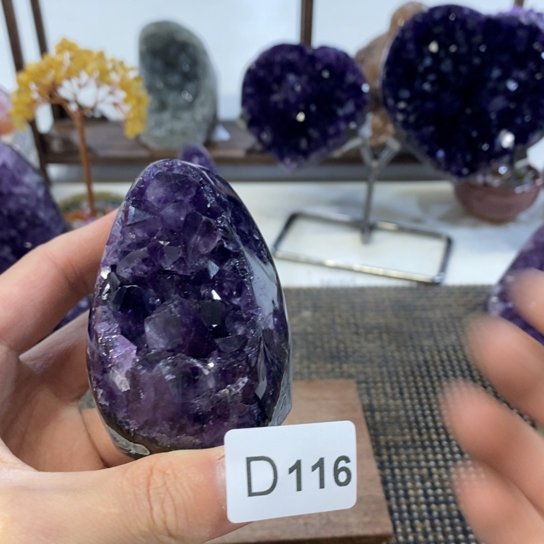 紫晶摆件摆件未镶嵌
