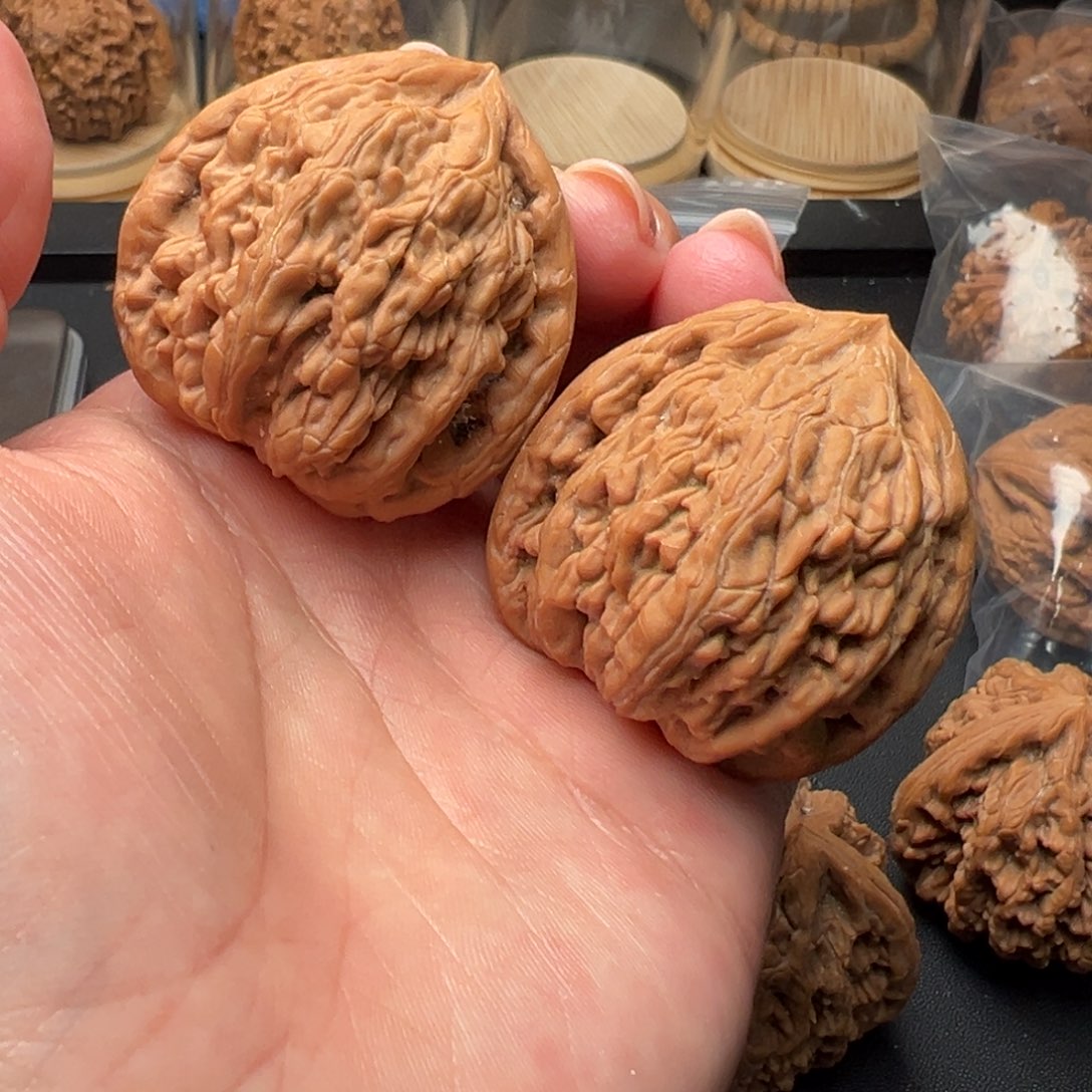 文玩核桃把件虎头王41