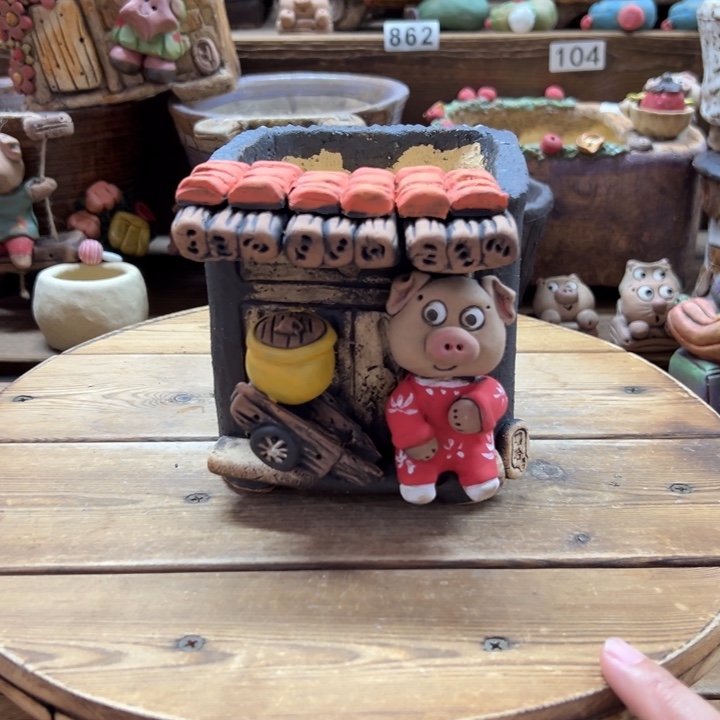 嘻哈多肉花盆百搭