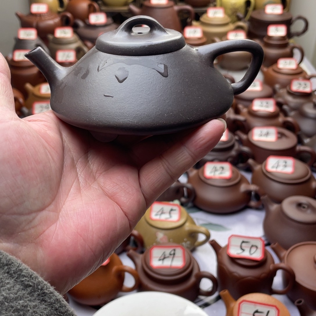 秋***）茶壶紫砂微瑕半手工
