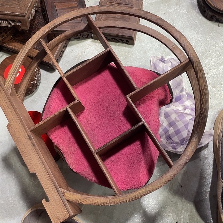 香榧木红木底座工艺品