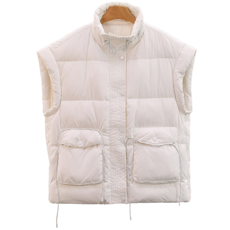 F8572-【佐】时尚立领叠穿轻便时尚马甲#WZS58H003