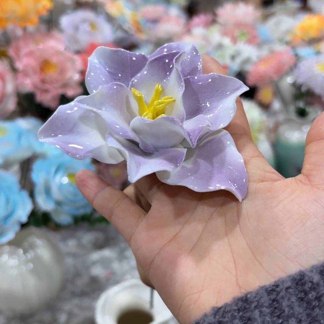 陶瓷花，20元发货，退款拉黑
