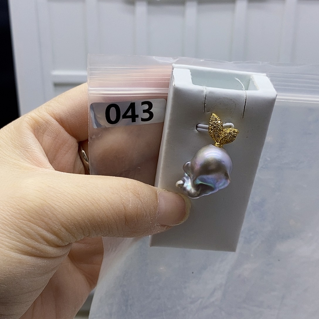 颈饰合金淡水珍珠