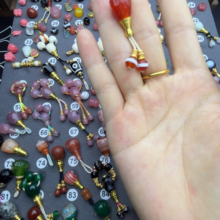 玛瑙/玉髓未镶嵌三通