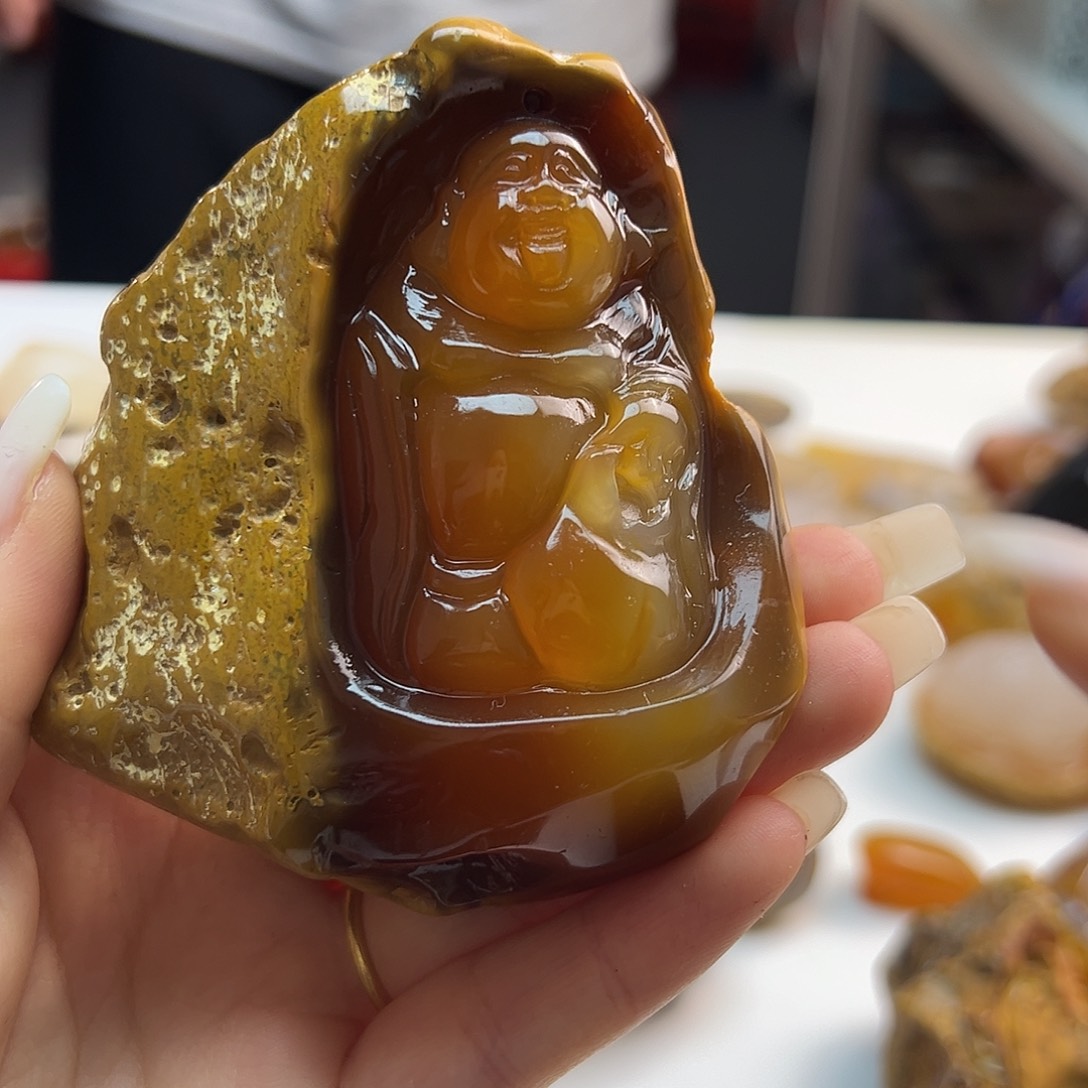 玛瑙/玉髓未镶嵌吊坠(不含链)