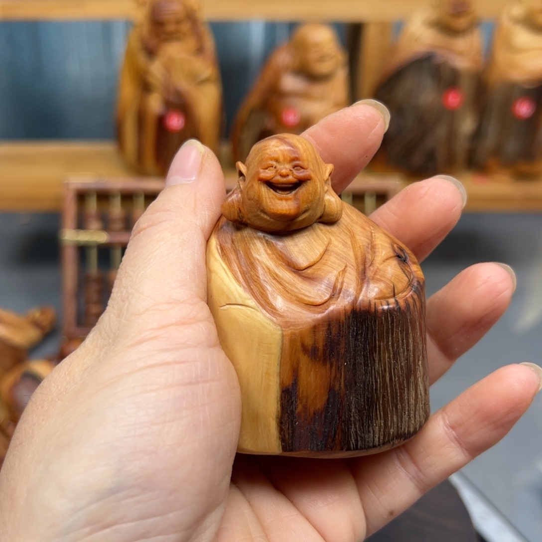 柏木崖柏木摆件手把件，84