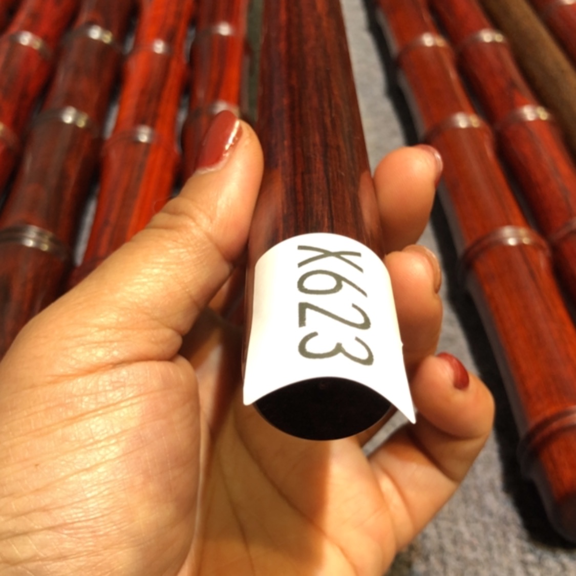 【闪购商品】木2**6紫檀木木棍一根623