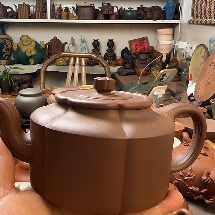 秋***月紫泥茶壶原矿紫砂