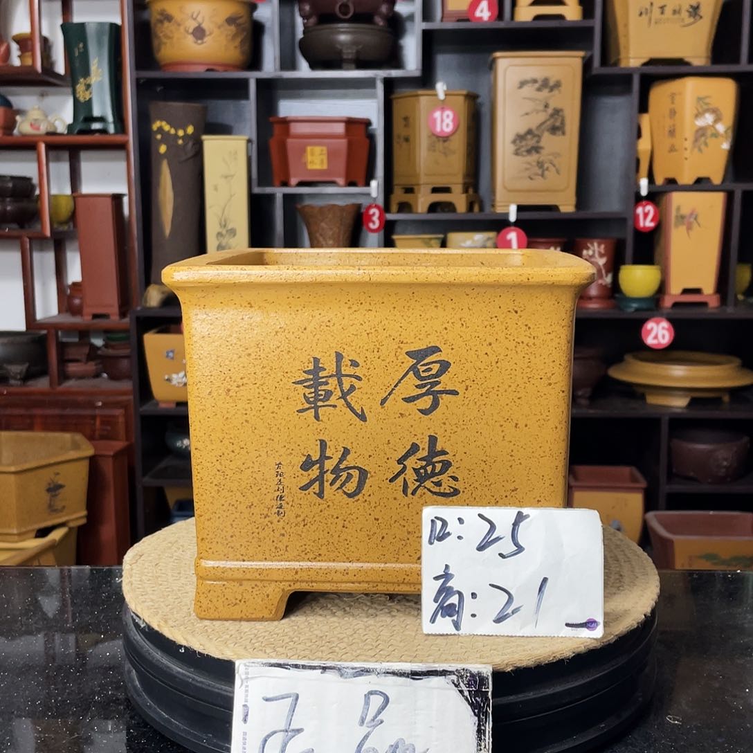 紫砂D-婉秋紫砂花盆
