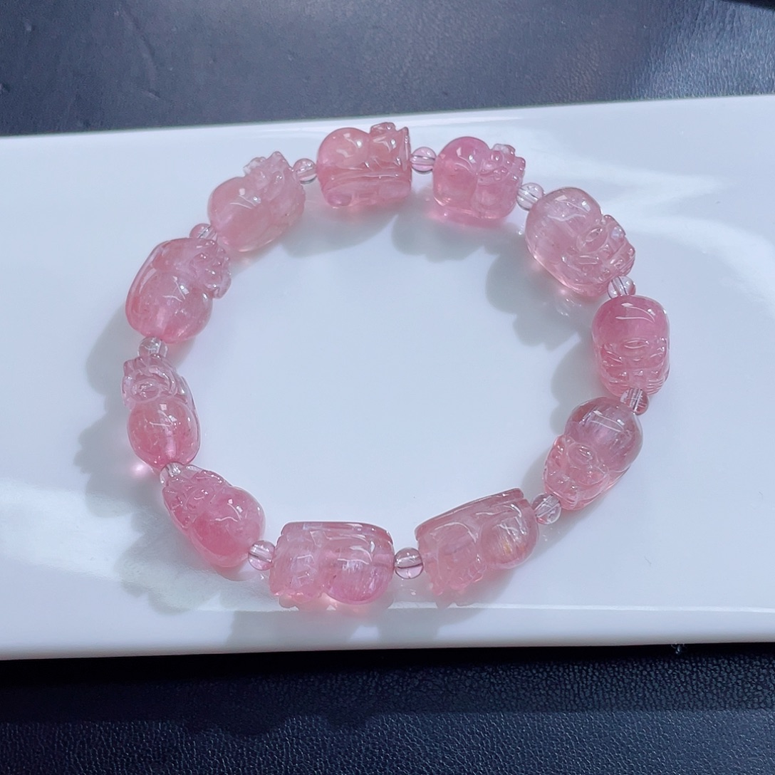 手链碧玺未镶嵌碧玺手链