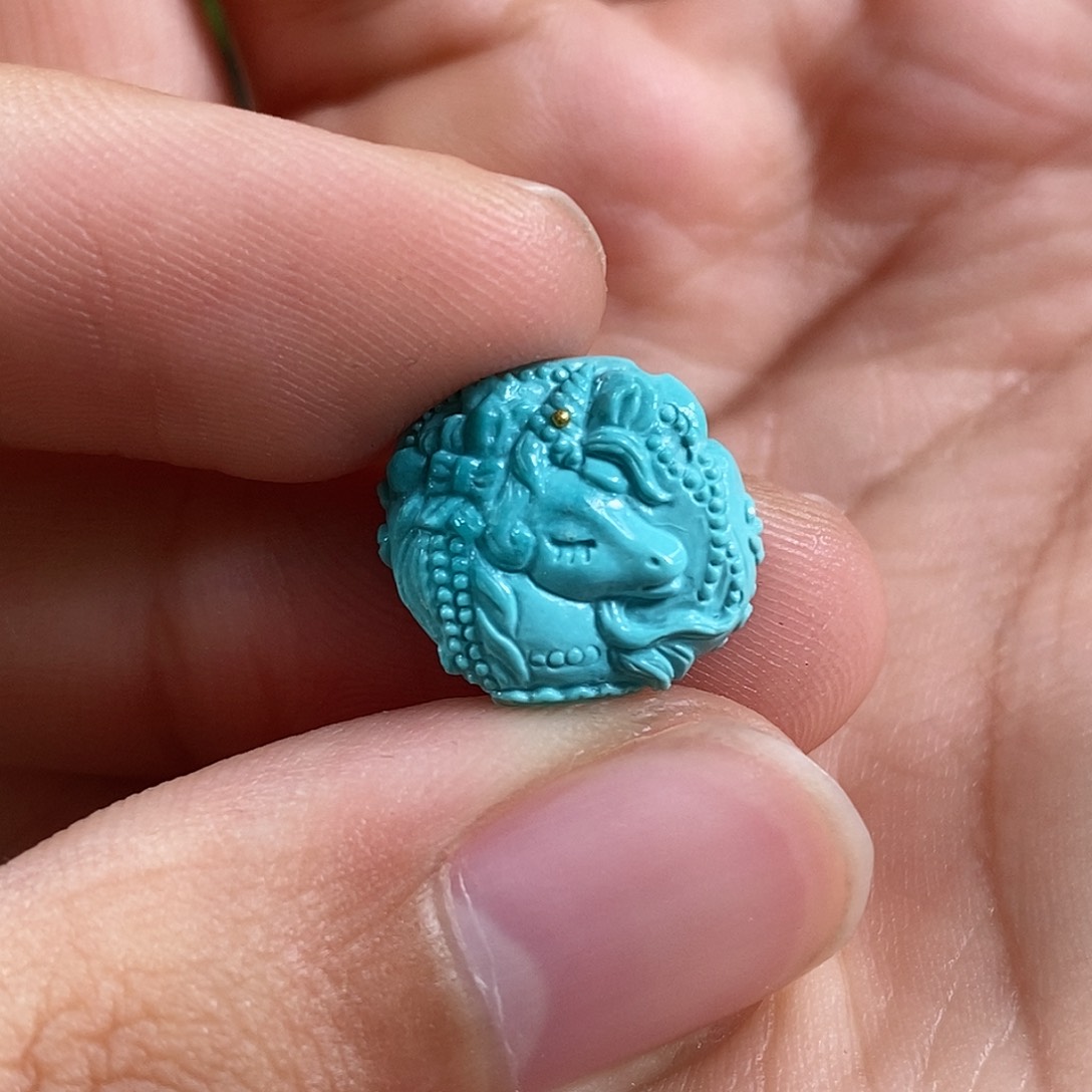 绿松石珠宝奇石未镶嵌