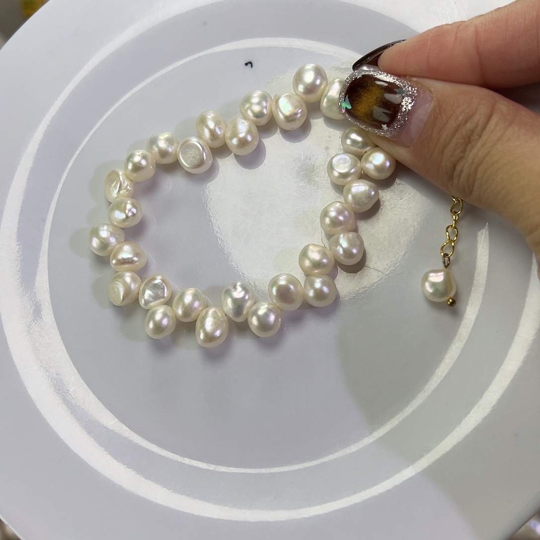 淡水珍珠钛钢手绳