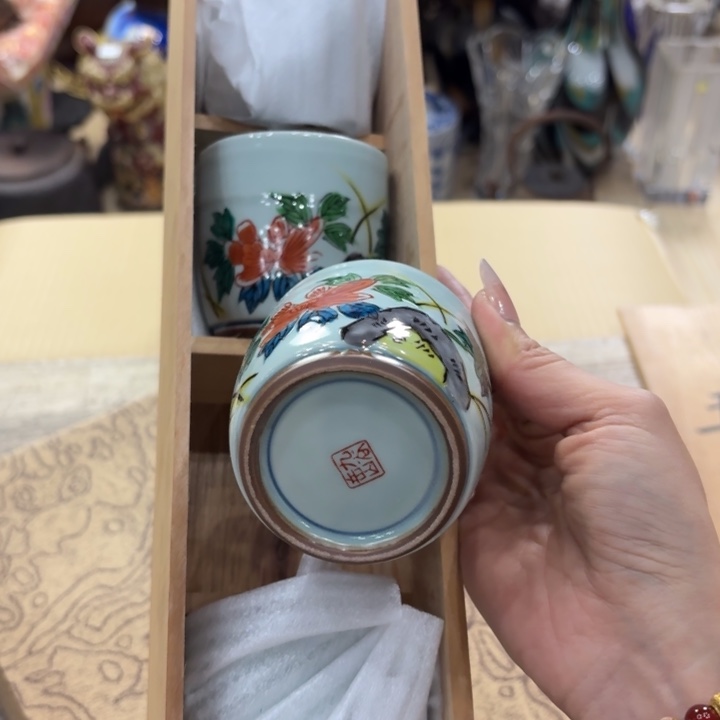 陶瓷古美术置物摆件