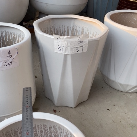 低腰白八方大号 口31/37