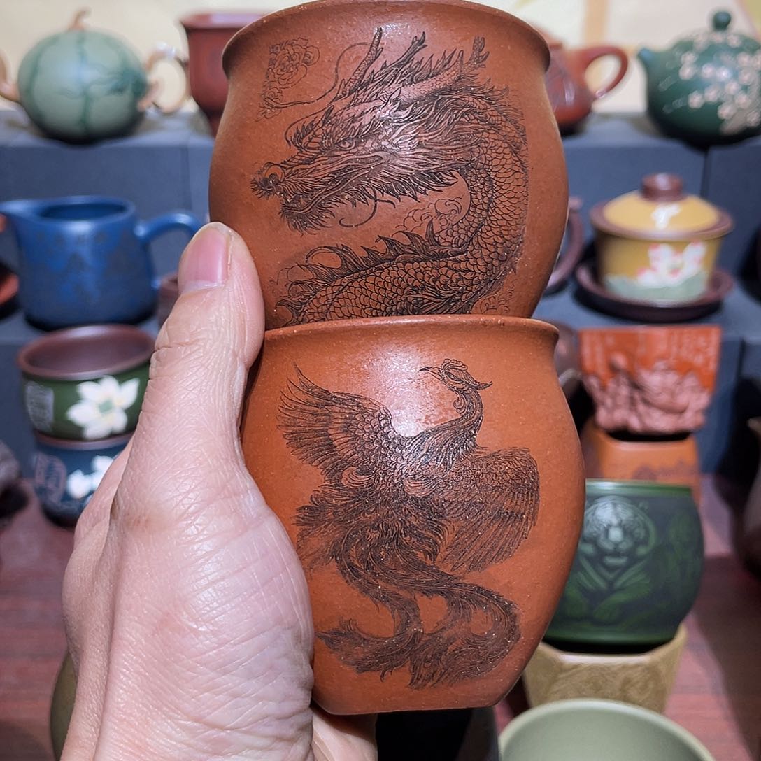 原矿紫砂手工主人杯