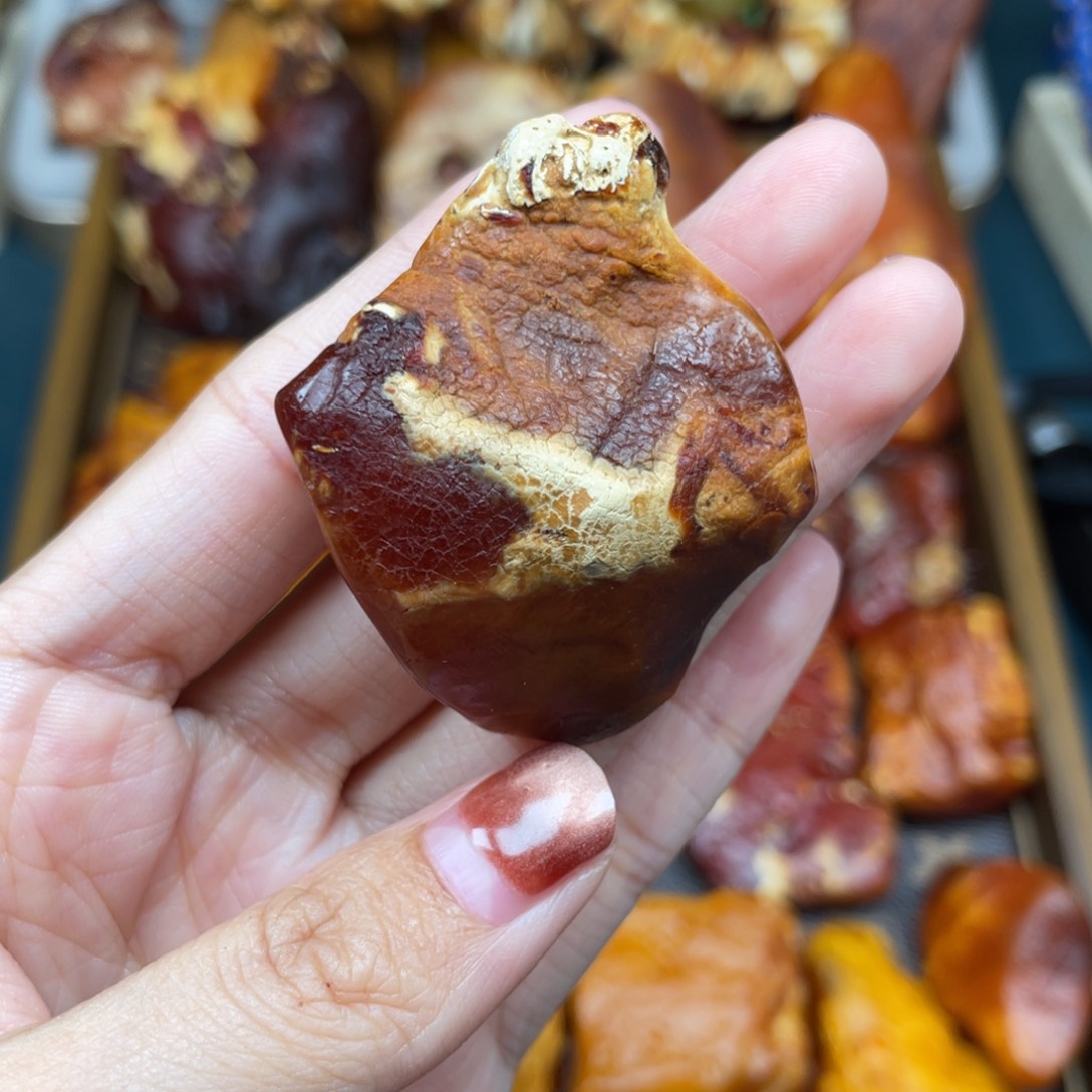 琥珀未镶嵌珠宝奇石