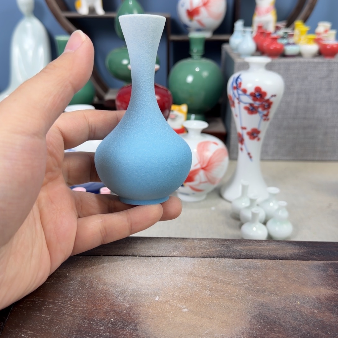 陶瓷手工小花器摆件